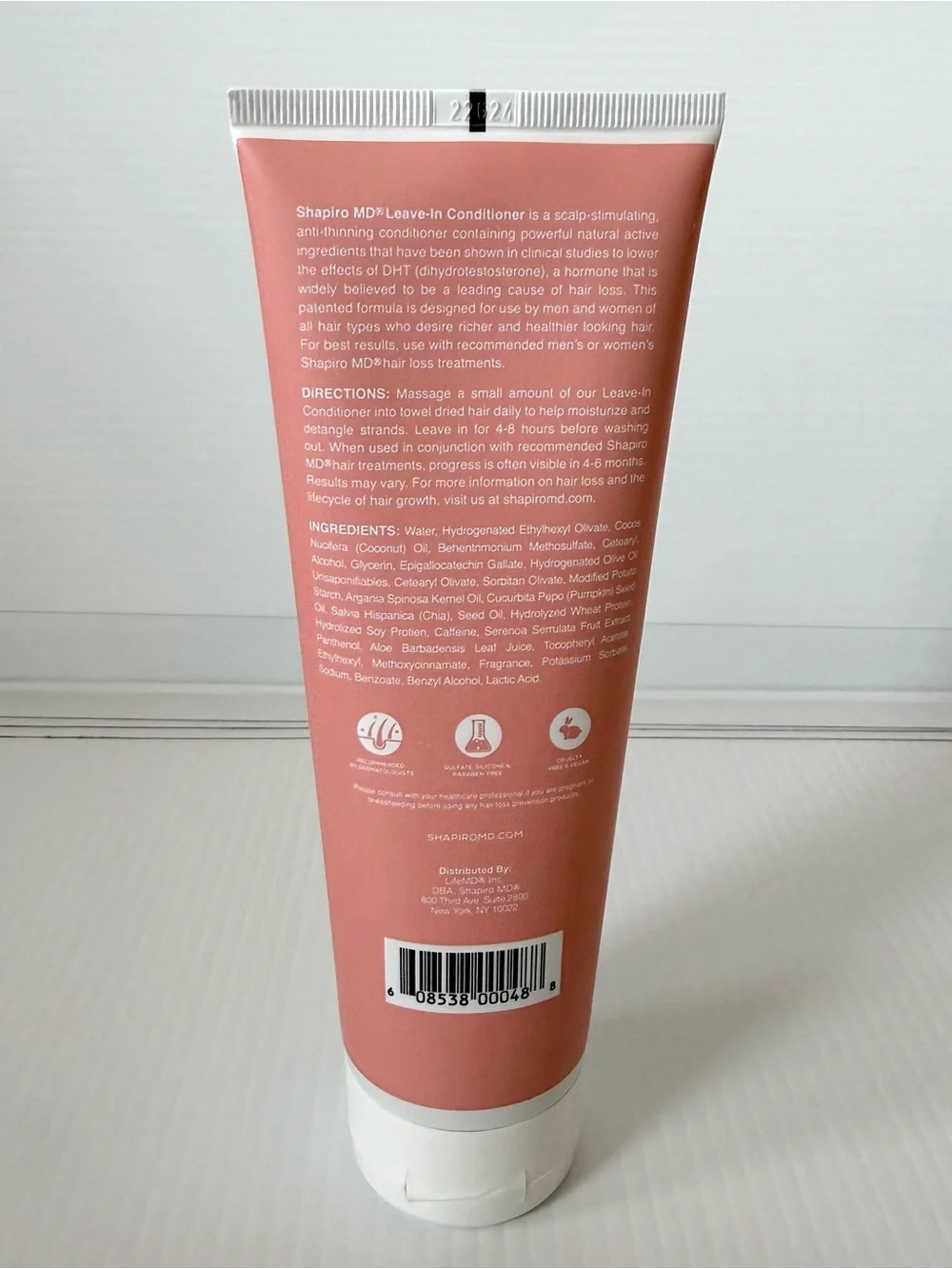 NEW Shapiro MD DHT Fighting Leave-In Conditioner 8oz